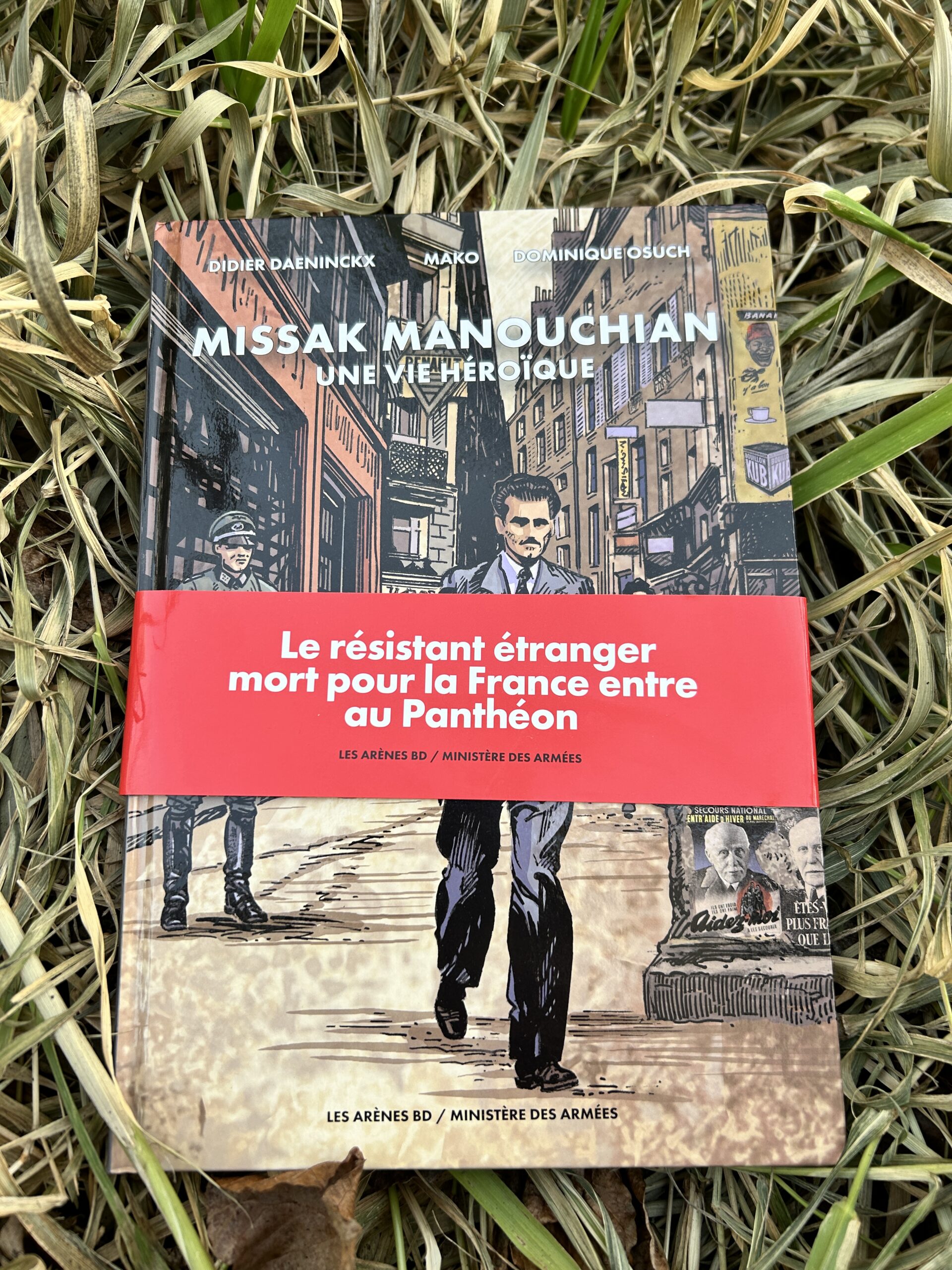 Missak Manouchian – Daeninckx/ Mako/ Osuch -Les Arènes BD/Ministère des armées