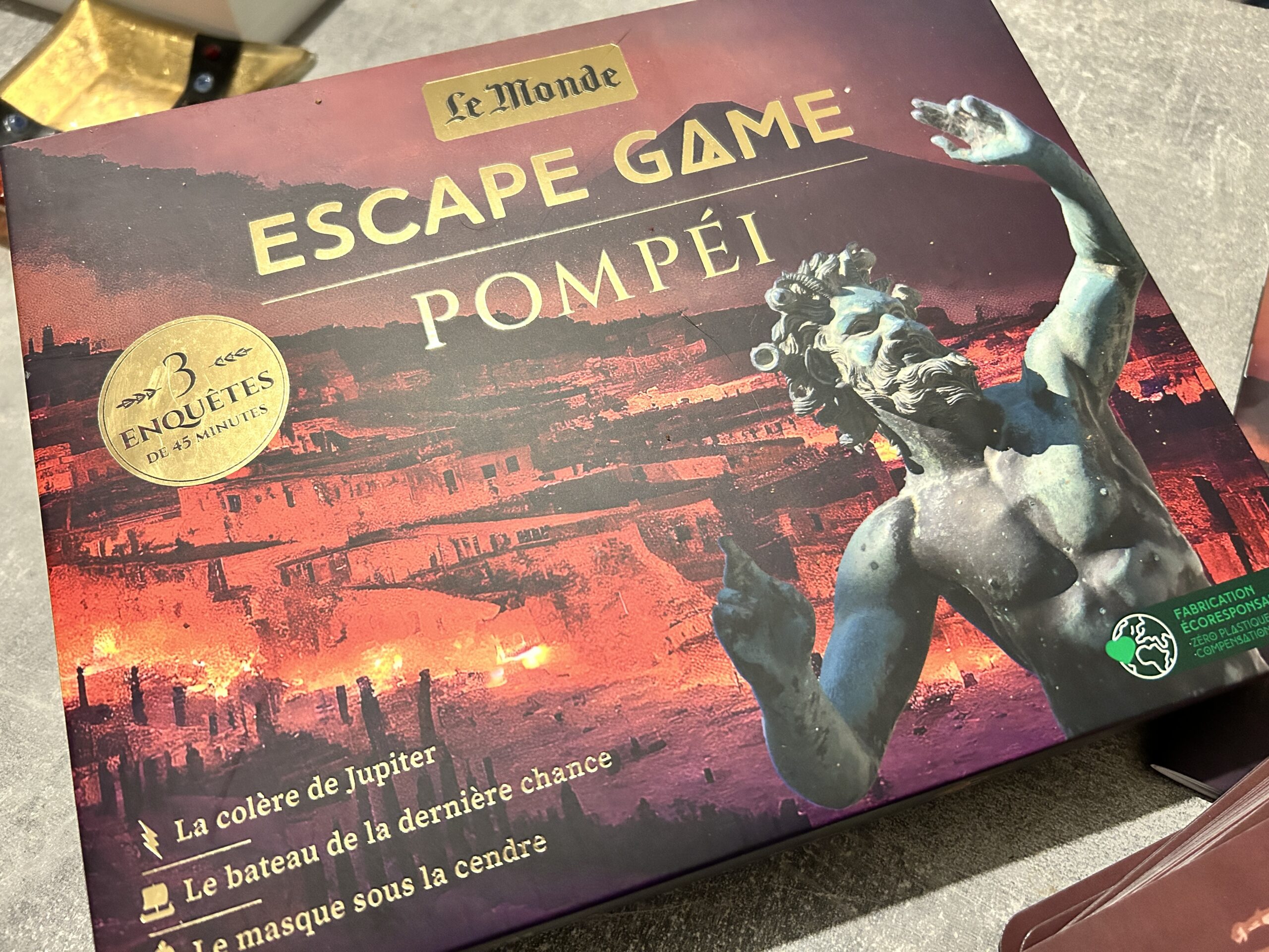 Escape game : Pompéi – Le Monde
