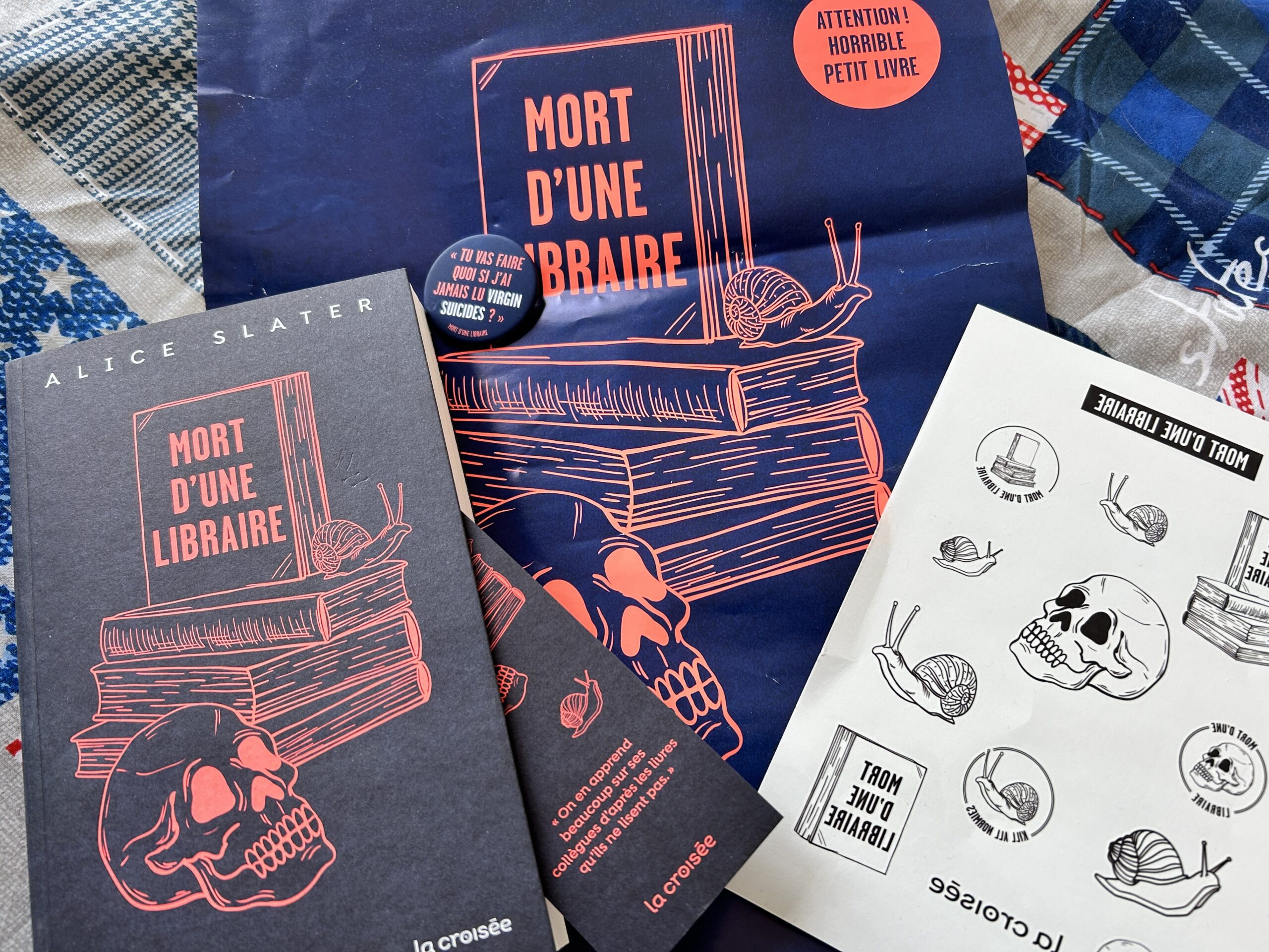 Mort d’une libraire/Alice Slater/Les éditions La croisée