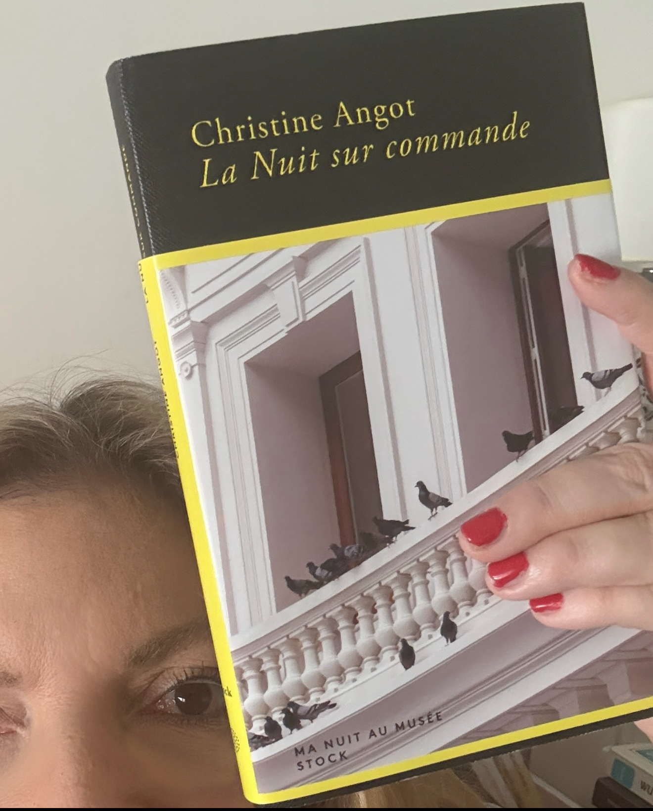 La Nuit sur commande, Christine Angot, Stock