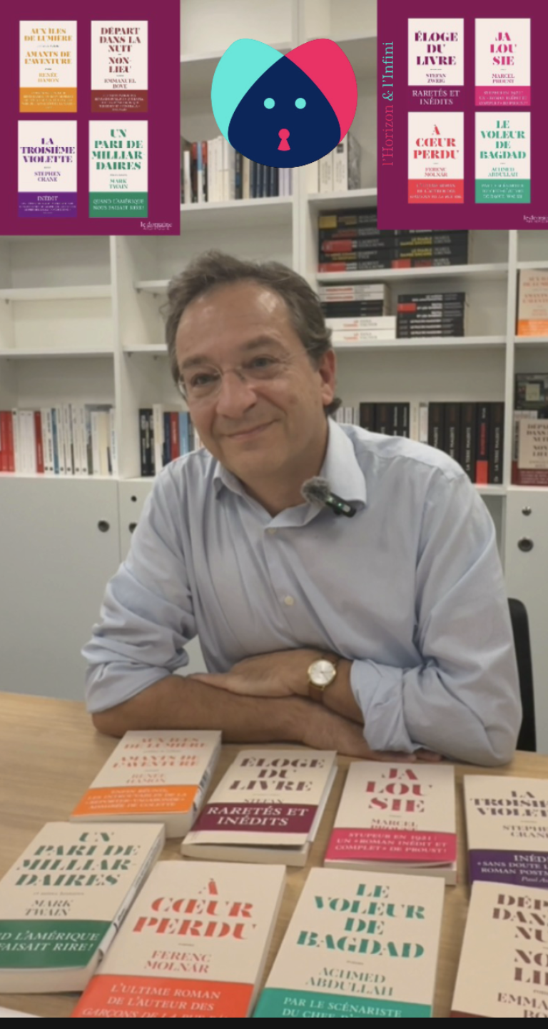 J’ai interviewé dans les beaux locaux d’Editis, Olivier Philipponat éditeur de la belle collection « Le Domaine » de l’Archipoche.