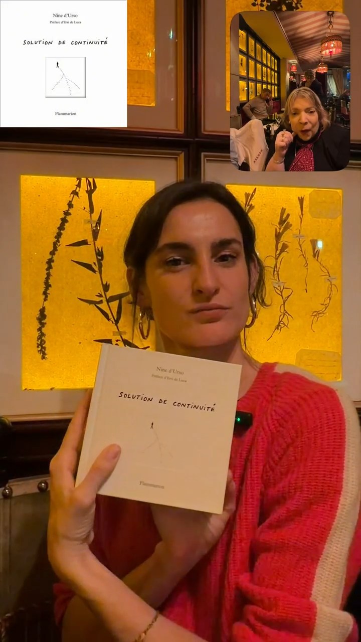 Rencontre avec Nine d&rsquo;Urso / Solution de continuité / Flammarion