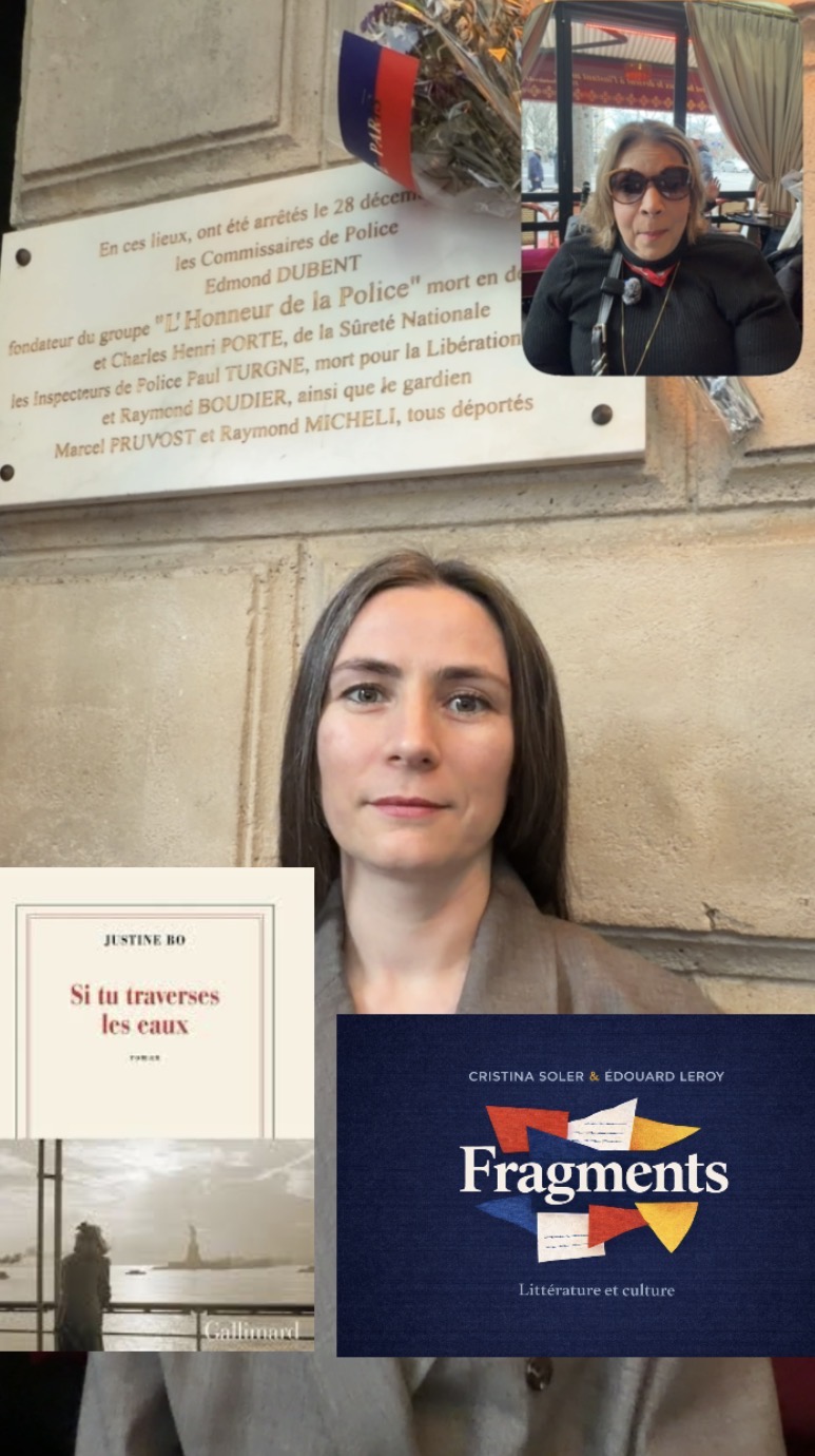 Si tu traverses les eaux / Gallimard / Justine Bo